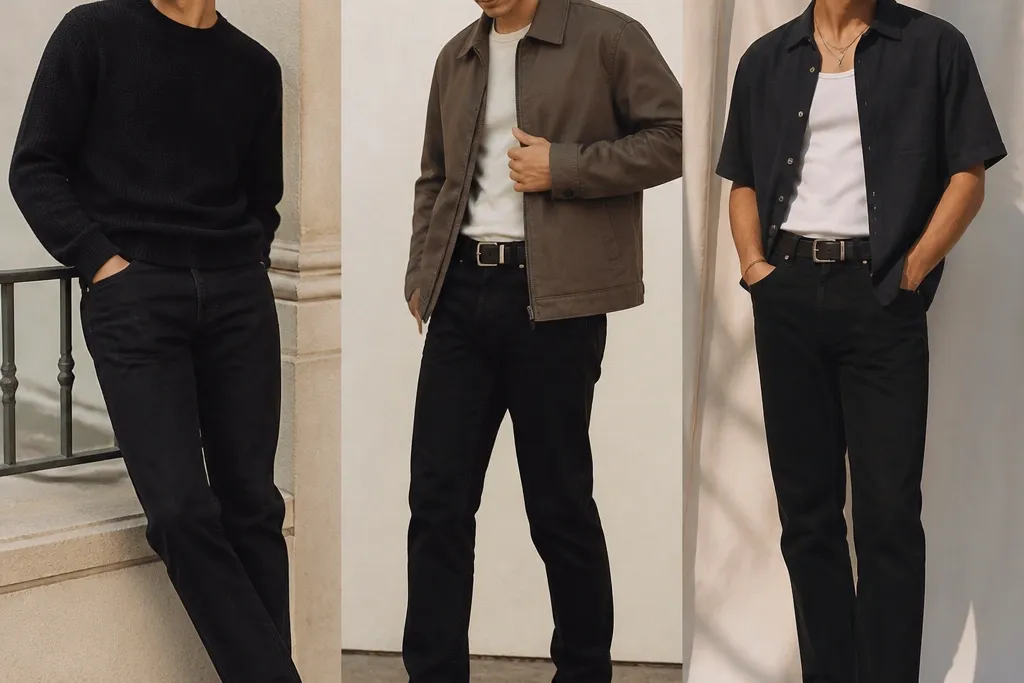 Budget black jeans outfit ideas that still look sharp