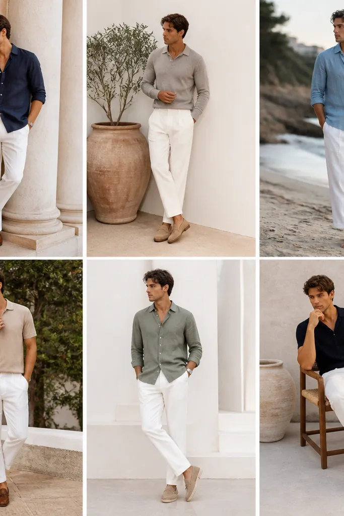Men outfits with white pants I style every week