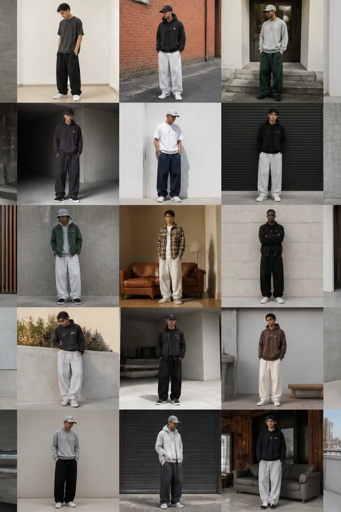 25 Baggy Sweatpants Outfits for Men That Turn Heads