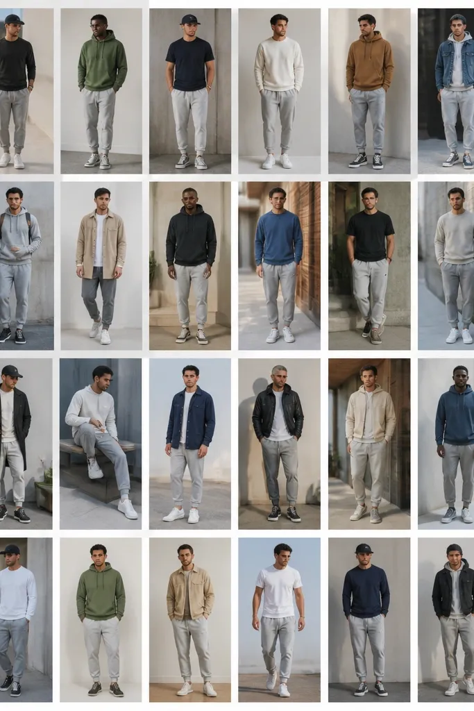 30 Gray Sweatpants Outfits for Men You Will Actually Love