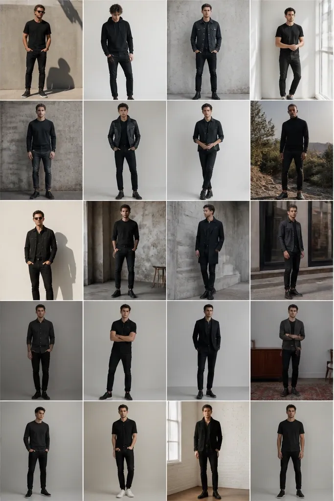 30 mens black jeans outfits