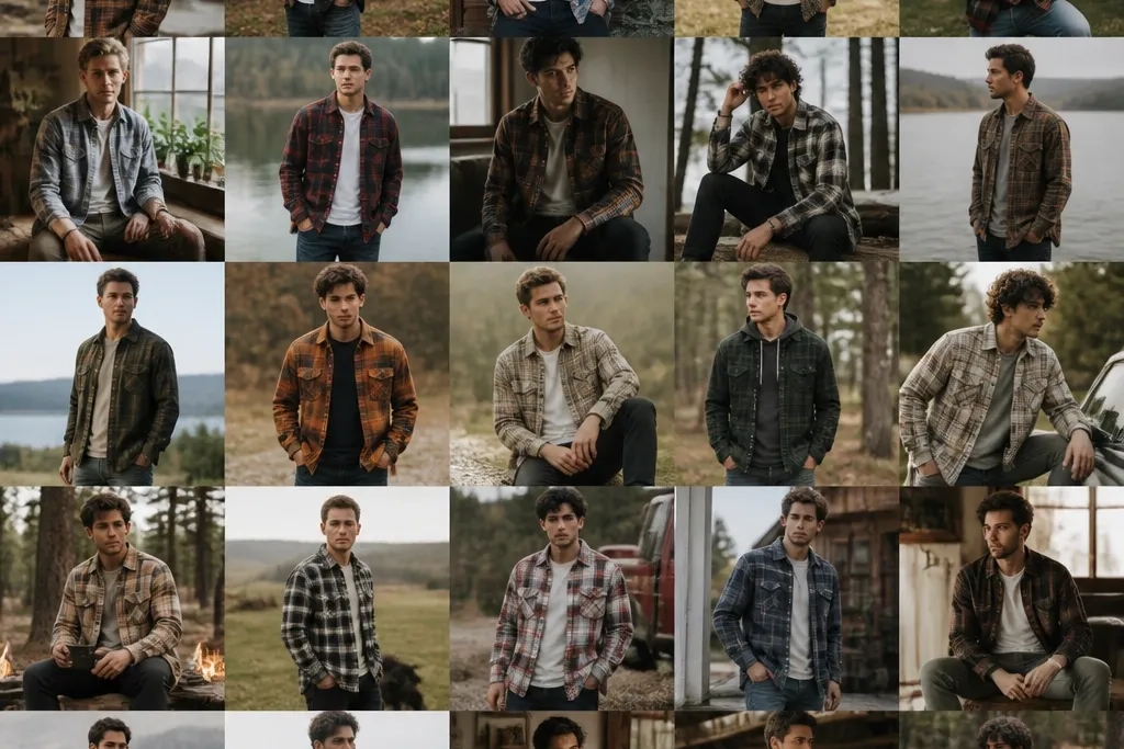 25 aesthetic flannel outfits for men