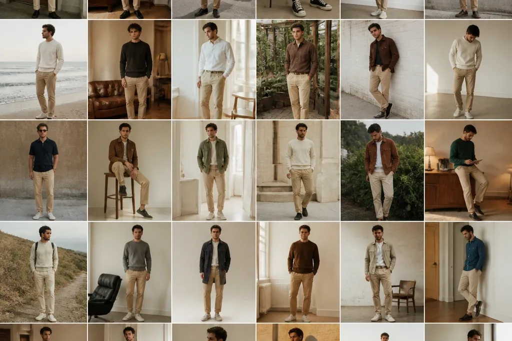 25 beige corduroy pants outfits for men