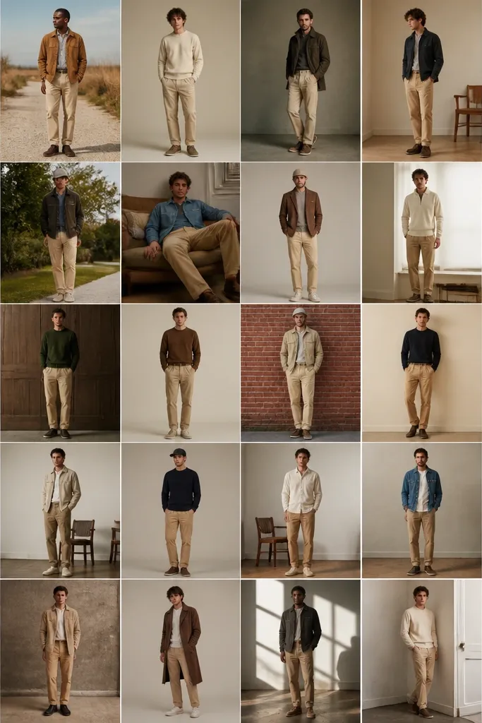 25 beige corduroy pants outfits for men