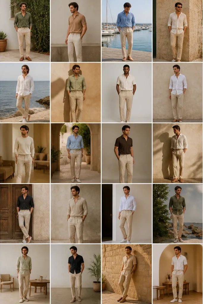 30 beige linen pants outfits for men