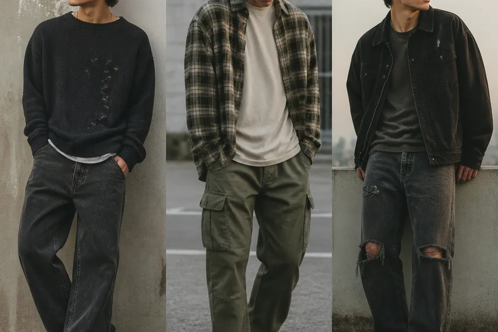 Budget grunge men outfits that still look good