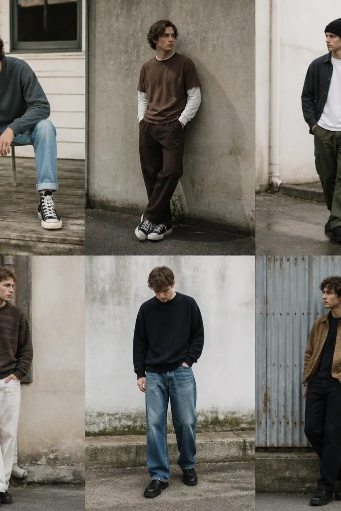 Budget grunge men outfits that still look good