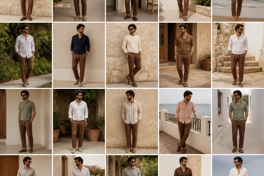 How to Style Brown Linen Pants as a Man - 20 Easy Ways
