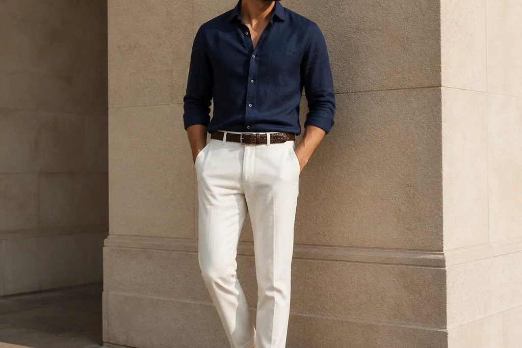 How to style white pants as a man