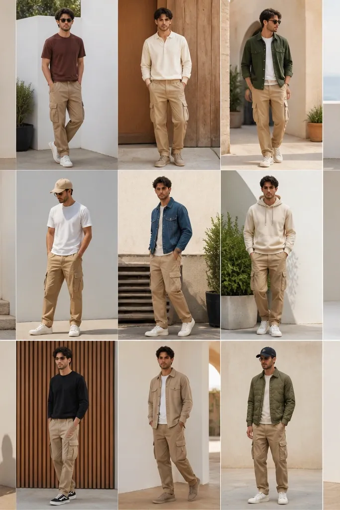How to Wear Light Brown Cargo Pants as a Man - 15 Ways