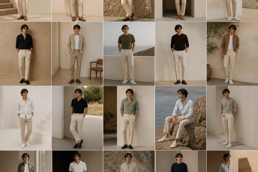 20 light beige pants outfits for men