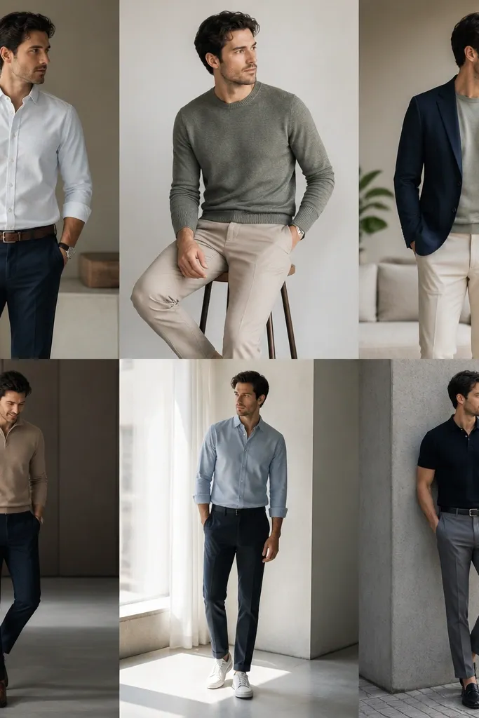 Quick easy business casual outfits men for office