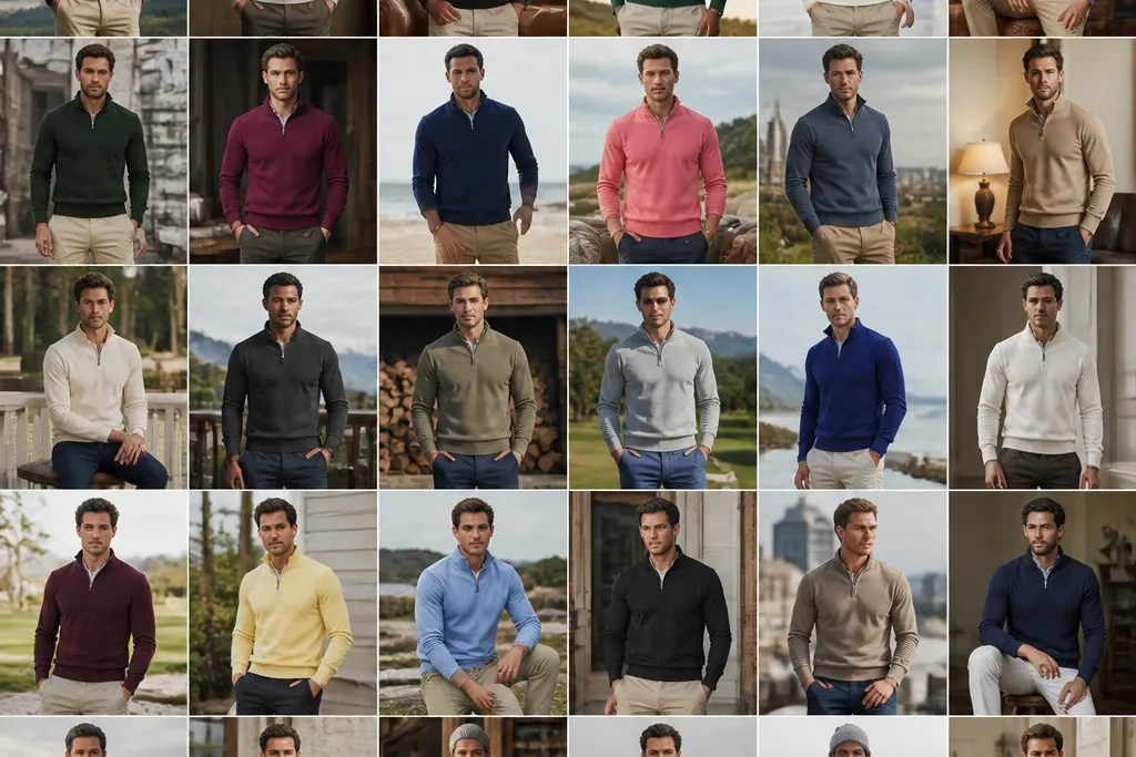 30 Ralph Lauren Quarter Zip Outfits for Men You Will Love