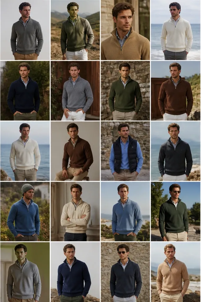 30 Ralph Lauren Quarter Zip Outfits for Men You Will Love